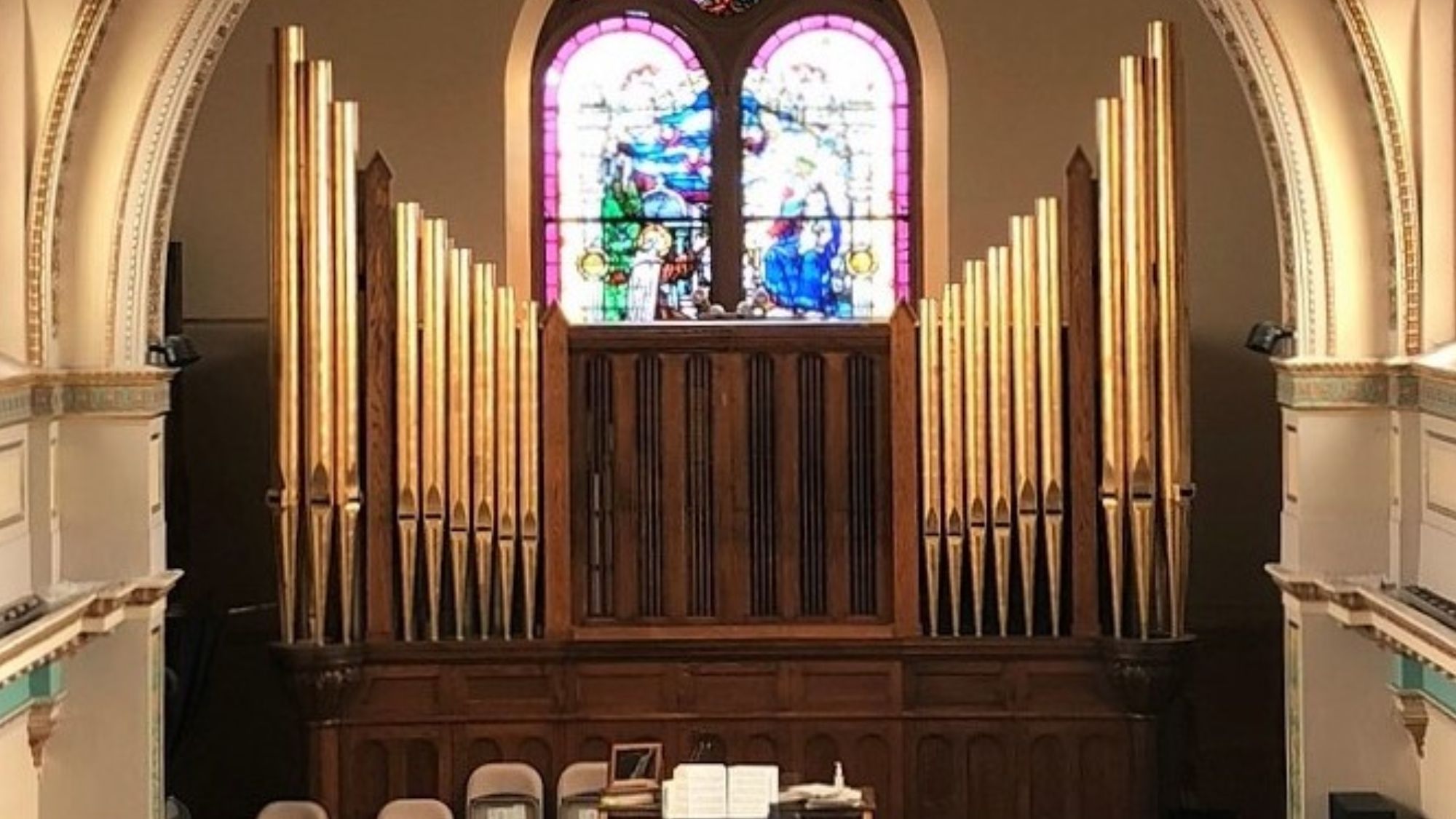 Our Lady of Mount Carmel organ design
